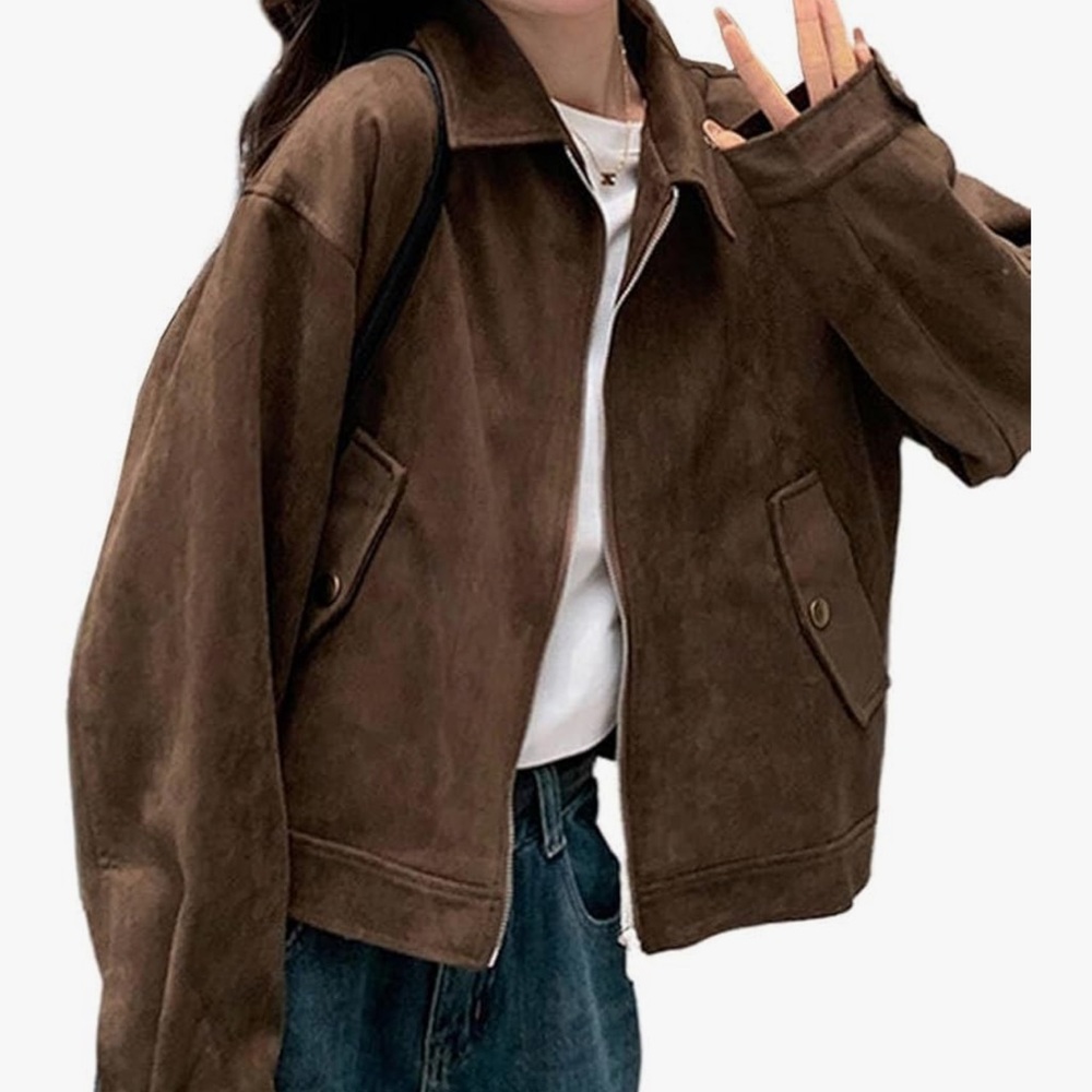 Brown Suede Jacket